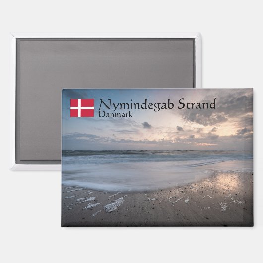 Nymindegab Strand Souvenir Magneet (Voorkant / Achterkant)
