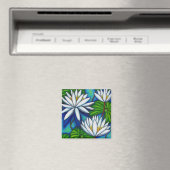 Nympahaea blauwe magneet (Insitu (Vaatwasser))