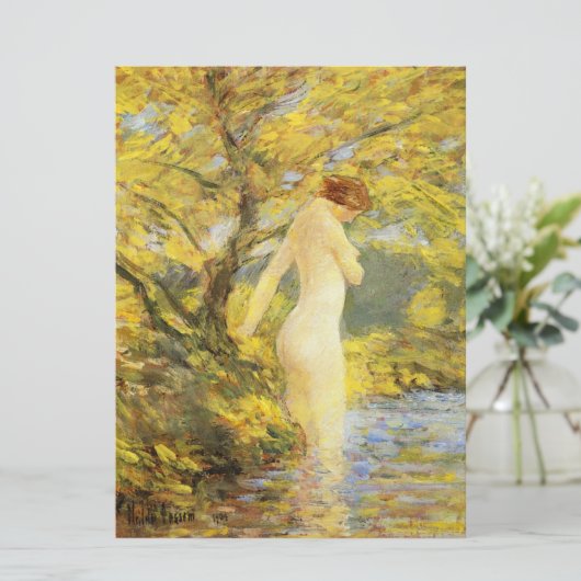 Nymph Bathing (Mooie Vrouw Deity) (Staand voorkant)