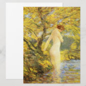 Nymph Bathing (Mooie Vrouw Deity) (Voorkant / Achterkant)