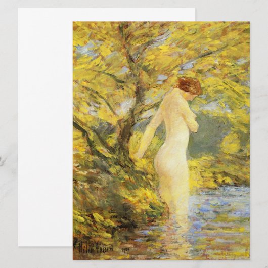 Nymph Bathing (Mooie Vrouw Deity) (Voorkant / Achterkant)