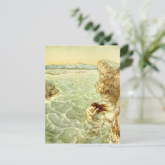 Nymph Book Illustration Briefkaart (Staand voorkant)