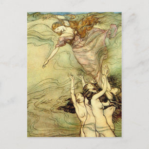  Nymph Book Illustration Briefkaart