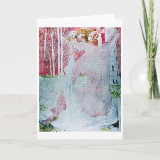 Nymph Crowned with Daisies, Maurice Denis Kaart (Voorkant)