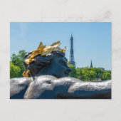 Nymph de la Neva op de Pont Alexandre III - Parijs Briefkaart (Voorkant)