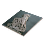 Nymph figuur, acroterie uit de tempel van Phigal Tegeltje (Zijkant)