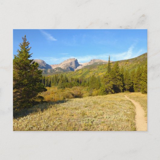 Nymph Lake Trail in de vroege herfst Briefkaart (Voorkant)