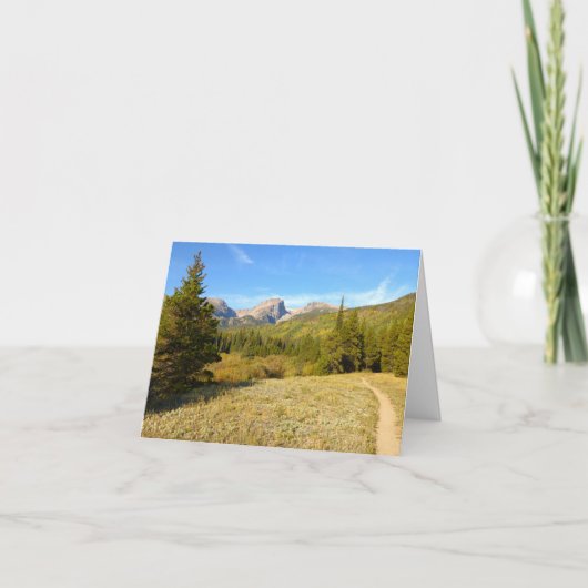 Nymph Lake Trail in de vroege herfst Kaart (Voorkant)