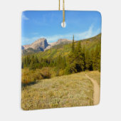 Nymph Lake Trail in de vroege herfst Keramisch Ornament (Rechts)