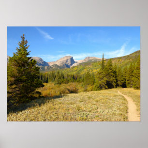 Nymph Lake Trail in de vroege herfst Poster
