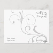 Nymph met setar briefkaart (Achterkant)