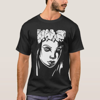 Nymph Simple White Art Trendy T-shirt