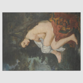 Nymph verrast door Edouard Manet Tissuepapier
