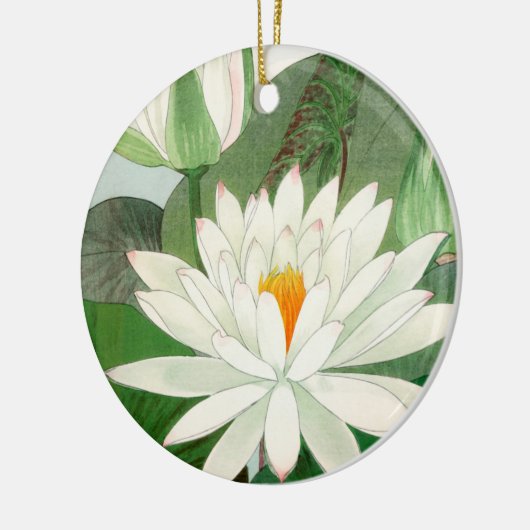Nymphaea lotus, boom keramisch ornament (Links)