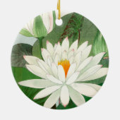 Nymphaea lotus, boom keramisch ornament (Achterkant)