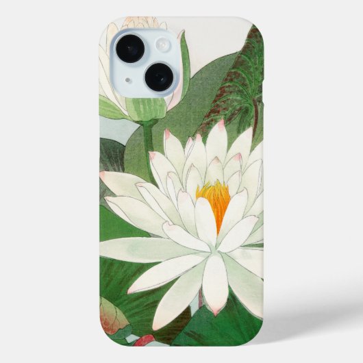 Nymphaea lotus, Japanse houtsnede, 1917 Case-Mate iPhone Case (Achterkant)