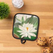 Nymphaea lotus, Japanse houtsnede, 1917 Pannenlap (Top down)
