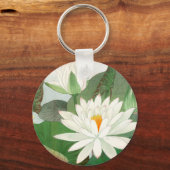 Nymphaea lotus, Japanse houtsnede, 1917 Sleutelhanger (Voorkant)