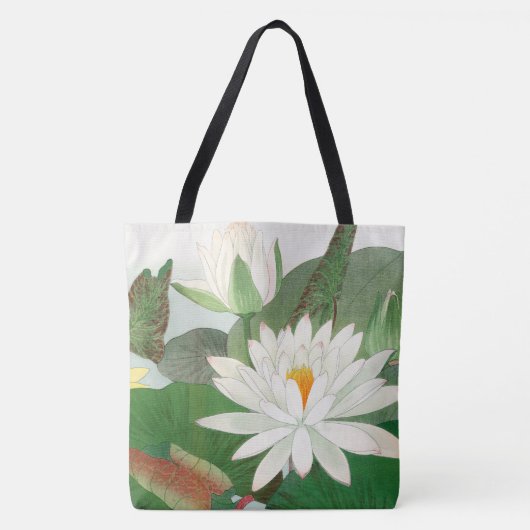 Nymphaea lotus, Japanse houtsnede, 1917 Tote Bag (Voorkant)