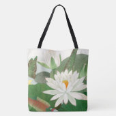 Nymphaea lotus, Japanse houtsnede, 1917 Tote Bag (Achterkant)