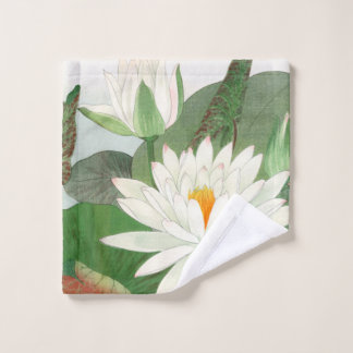Nymphaea lotus, Japanse houtsnede, 1917 Washandje
