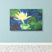 Nymphea Canvas Afdruk (Insitu (Houten vloer))