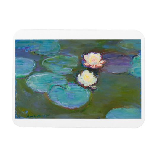 "NYMPHEAS, 19897-1898" VAN CLAUDE MONET MAGNEET (Horizontaal)