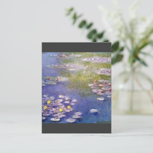 Nympheas bij Giverny door Claude Monet Briefkaart (Staand voorkant)