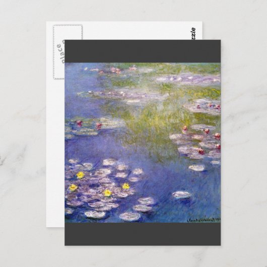 Nympheas bij Giverny door Claude Monet Briefkaart (Voorkant / Achterkant)