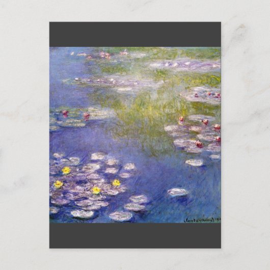Nympheas bij Giverny door Claude Monet Briefkaart (Voorkant)