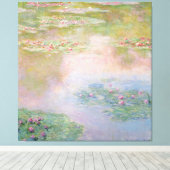 Nymphéas canvas afdruk (Insitu (Houten vloer))