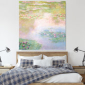 Nymphéas canvas afdruk (Insitu (Slaapkamer))