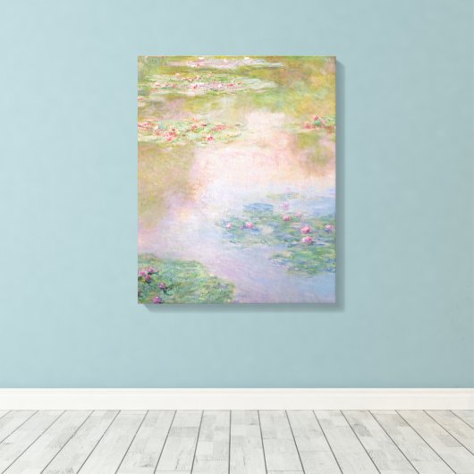 Nymphéas canvas afdruk (Insitu (Houten vloer))