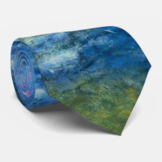 Nympheas Claude Monet Impressionisme Kunst Stropdas (Opgerold)