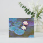 Nympheas door Claude Monet Briefkaart (Staand voorkant)