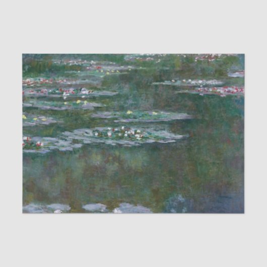 Nympheas door Claude Monet Tissuepapier (Voorkant)