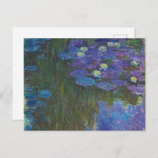 Nymphéas en fleur | 1914-17 briefkaart (Voorkant / Achterkant)