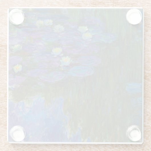 Nymphéas en fleur | 1914-17 glazen onderzetter (Achterkant)