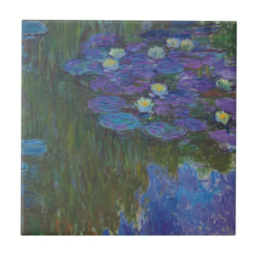 Nymphéas en fleur | 1914-17 tegeltje (Voorkant)