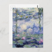 Nympheas van Claude Monet (Water Lilly) Briefkaart (Voorkant / Achterkant)