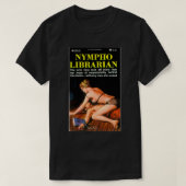 Nympho Librarian T-shirt (Design voorkant)