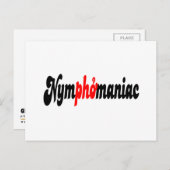 Nymphomaniac Briefkaart (Voorkant / Achterkant)