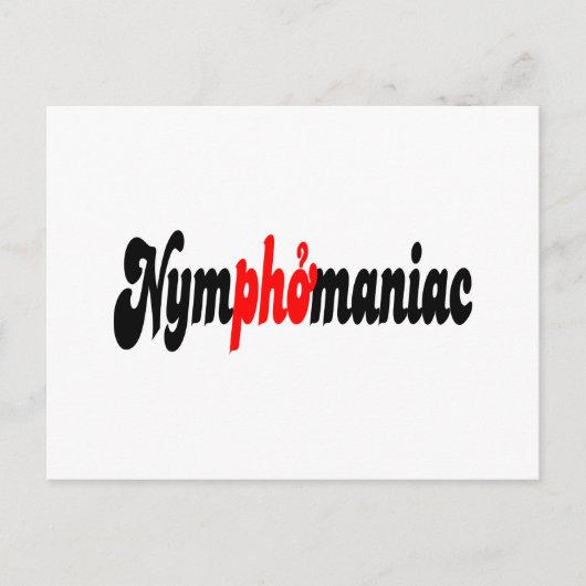 Nymphomaniac Briefkaart (Voorkant)