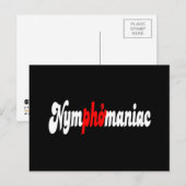 Nymphomaniac Briefkaart (Voorkant / Achterkant)
