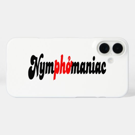 Nymphomaniac Case-Mate iPhone Case (Achterkant (horizontaal))