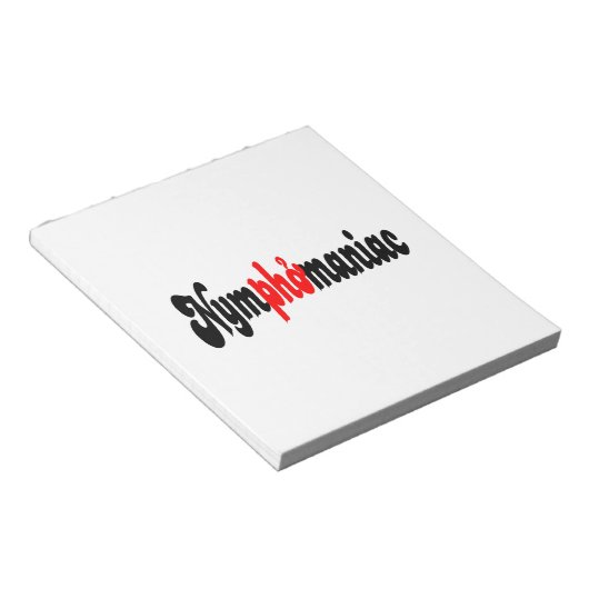 Nymphomaniac Notitieblok (Schuin)