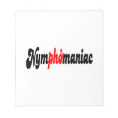 Nymphomaniac Notitieblok (Voorkant)