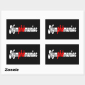 Nymphomaniac Rechthoekige Sticker (Vel)