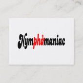 Nymphomaniac Visitekaartje (Achterkant)