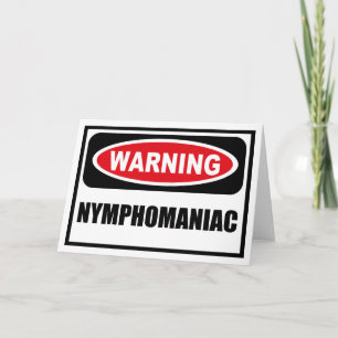 NYMPHOMANIAC-Wenskaart Kaart